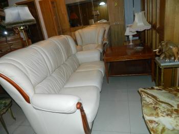 set 3.1.1 piele naturala cu lemn de cires'''''